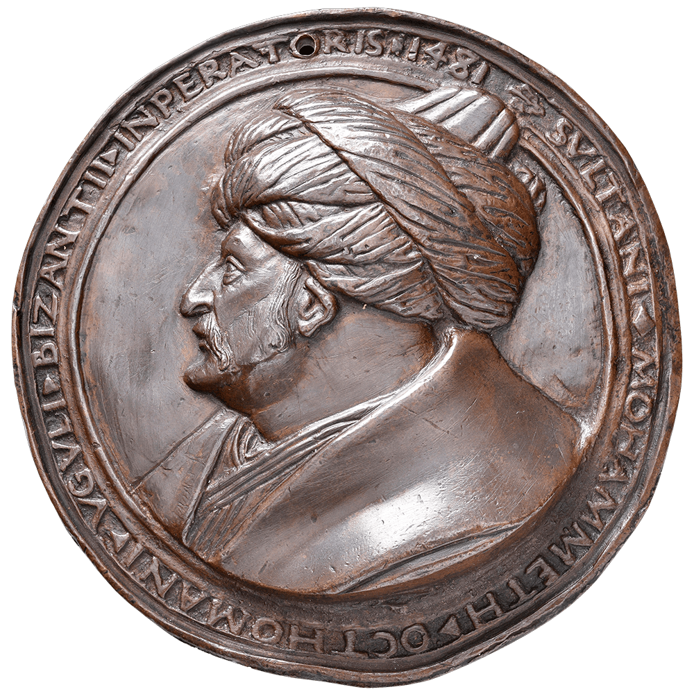 Italien, Bronze Gussmedaille 1481, Avers