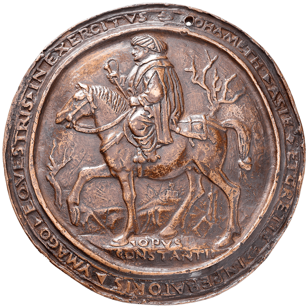 Italien, Bronze Gussmedaille 1481, Revers