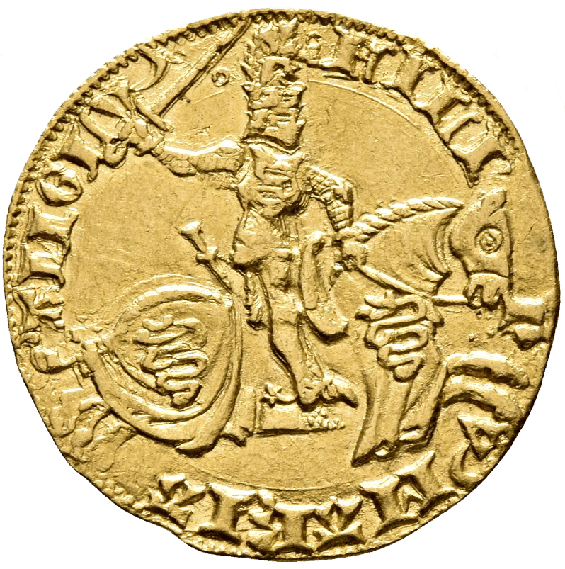 Italy, Fiorino doro nd, Milano, Gold, Filippo Maria Visconti, 1412-1447, Avers