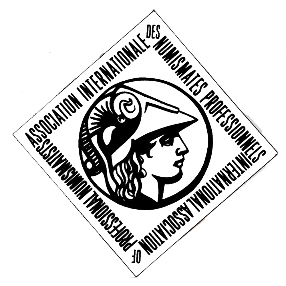 Diamond-shaped logo with a circular portrait of a helmeted female figure inside; edge text reads 'Association Internationale Des ... Professionnels' (partial).
